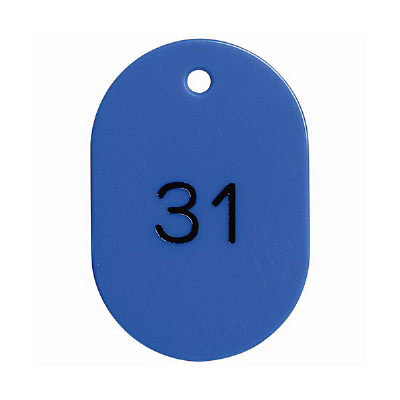 番号札　大　1-50　青　BN-L1-B　西敬　1箱（50枚入）　（直送品）
