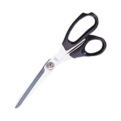 義春刃物　ステンレスハサミ　ブラック　T-210　1個　（直送品）