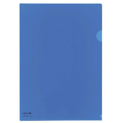 リヒトラブ（LIHIT LAB.） クリヤーホルダー A4 青 F-78-8 3パック（15枚入）（直送品）