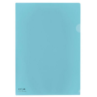 リヒトラブ（LIHIT LAB.） クリヤーホルダー A4 水 F-78-14 3パック（15枚入）（直送品）