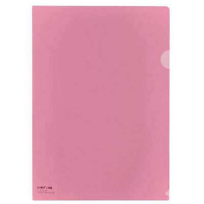 リヒトラブ（LIHIT LAB.） クリヤーホルダー A4 Cピンク F-78-18 3パック（15枚入）（直送品）