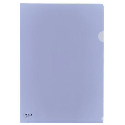 リヒトラブ（LIHIT LAB.） クリヤーホルダ A4 Cブルー F-78-20 3パック（15枚入）（直送品）