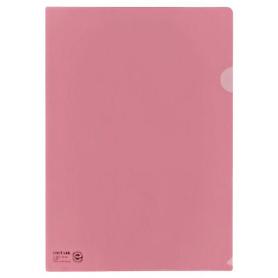 リヒトラブ（LIHIT LAB.） クリヤーホルダー A4 Cピンク F-78EC18 3パック（15枚入）（直送品）