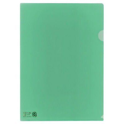 リヒトラブ（LIHIT LAB.） クリヤーホルダー A4 C緑 F-78EC19 3パック（15枚入）（直送品）