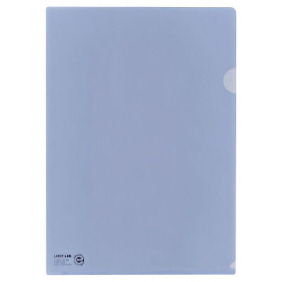 リヒトラブ（LIHIT LAB.） クリヤーホルダー A4 Cブルー F-78EC20 3パック（15枚入）（直送品）