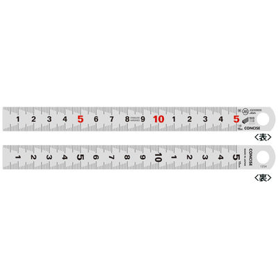 TTC コンサイス　ステンシルバー快段目盛　ＣＳＶー１５０ＫＤ　3本　（直送品）
