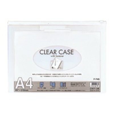 ＬＩＨＩＴ　ＬＡＢ．　クリヤーケース　Ｆー７４Ｓ　Ａ４Ｓ　白　5枚　（直送品）