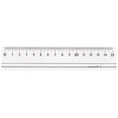 西敬 スモーク定規 RSRー15B 15cm 1セット(5本)（直送品）