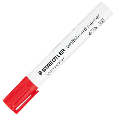 ステッドラー ルモカラーWBマーカー レッド 351ー2 10本（直送品）