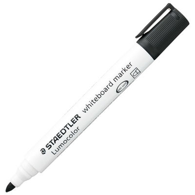 ステッドラー ルモカラーWBマーカー ブラック 351ー9 1セット(10本)（直送品）