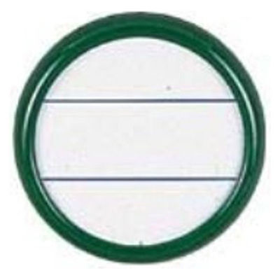 ソニック 丸型名札 NFー15ーG 両用 大 緑 1セット(10枚)（直送品）