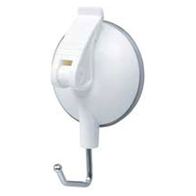 オート レバー式吸盤フック(大)2kg QHC-10シロ 1セット(3パック)（直送品）