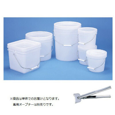 松吉医科器械 ポリ密閉容器(トスロン) ナチュラル(透明) 16657001x2 1個 10-3366-01-01（直送品）