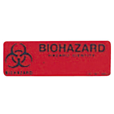 東京硝子器械 バイオハザードラベル 615-55-95-74 1箱(500枚入) 23-2953-02（直送品）