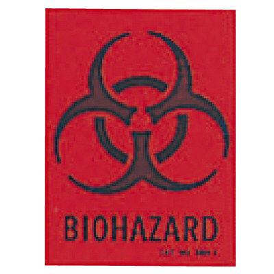 東京硝子器械 バイオハザードラベル 615-55-95-92 1個(500枚入) 23-2953-00（直送品）