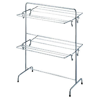 山崎産業 タオル掛 12枚干し 6WHS-CR 1箱(2台入) 02-2646-01（直送品）