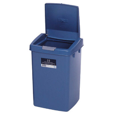 テラモト くず入れ(プッシュ式)エコテラシャン DS-222-032-3 1箱(2台入) 24-2010-00（直送品）