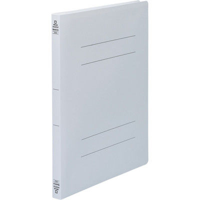 キングジム　フラットFクイックイン＜PP＞GXグレー　4432GXクレ　10冊　（直送品）