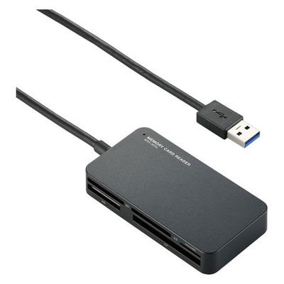 エレコム USB3.0対応メモリリーダライタ MR3-A006BK 1個（直送品）