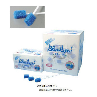 【口腔ケアスポンジ】 ザイコア・インターナショナル・インク ぶる-び-（口腔ケア用スポンジブラシ 1箱（200本入）（直送品）