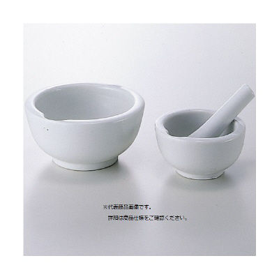 松吉医科器械 乳鉢(瀬戸物)乳棒付 70212000 1個 08-2660-07（直送品）