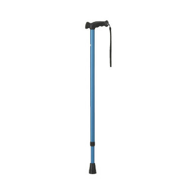 クリスタル産業 ステッキ(プッシュボタン型) KS-22R 1箱(2本入) 23-6235-02（直送品）