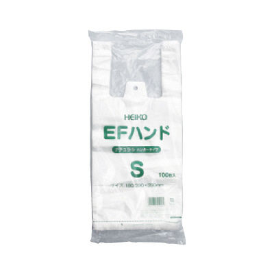 シモジマ レジ袋(半透明)EFハンド 05459 1ケース(40袋入) 23-7268-01（直送品）