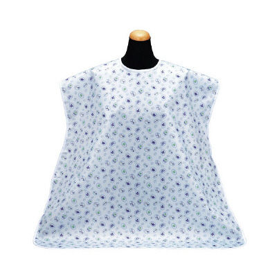 松本ナース産業 食事用エプロン 介護用  キッチンサックス 2500 1箱(6枚入) 24-2544-00-07（直送品）