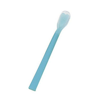 岡部洋食器製作所 口あたりやさしいスプーン(ミニ) ブルー 介護 食器    KU-01 1個（直送品）