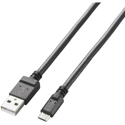 microUSBケーブル ２Ａ出力 スタンダード 通信・充電 1.2m ブラック MPA-AMB2U12BK エレコム 1個（直送品）