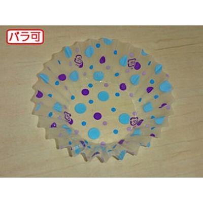 セイコー ラミケースOPP 7F 水玉柄(青) 500枚 00295543 1本(500枚入)（直送品）
