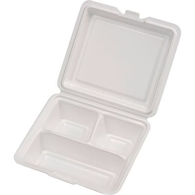 ケーピープラテック ランチボックス Kランチ-53-T ムジ 400枚(25×16) 14158 1ケース(400枚入(25枚×16袋))（直送品）