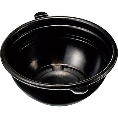 ケーピープラテック どんぶりL 本体 黒 400枚(50×8) 16998 1ケース(400枚入(50枚×8袋))（直送品）
