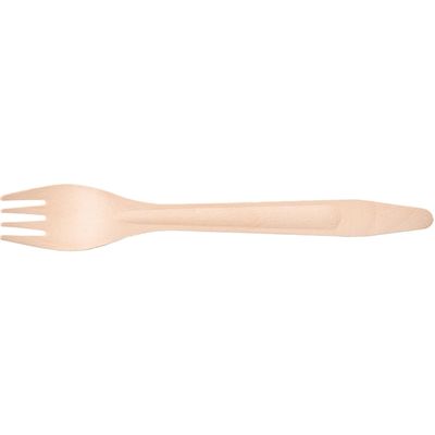 ケーピープラテック ウッドフォーク165 単袋入 2000枚(100×20) 54325 1ケース(2000枚入(100枚×20袋))（直送品）