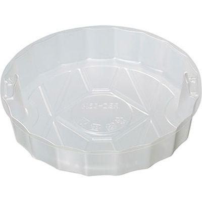 4点止めどんぶり RBC-02・03 共用中皿 600枚(50×12) 54345 1ケース(600枚入(50枚×12袋))（直送品）