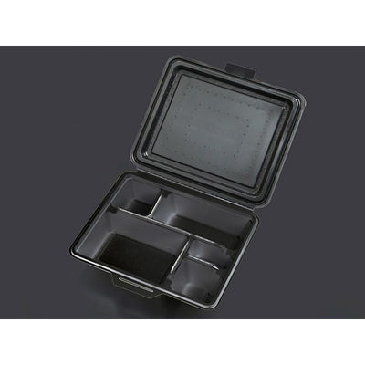 ケーピープラテック ランチボックス KM-56 ブラック 300枚(25×12) 54877 1ケース(300枚入(25枚×12袋))（直送品）