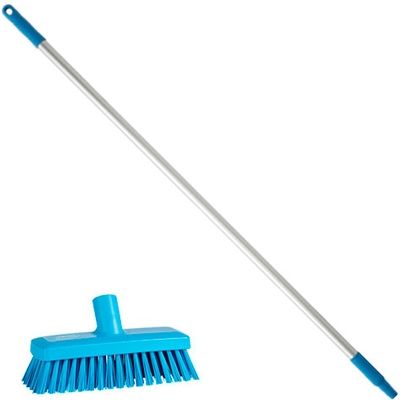 ヴァイカン コンパクトデッキブラシ ブルー 7042S3(ハンドル2958付)　1個（直送品）