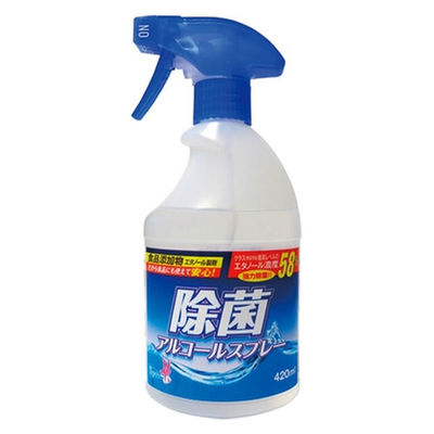 友和 除菌アルコールスプレー 減容ボトル 本体 589810 1個（直送品）