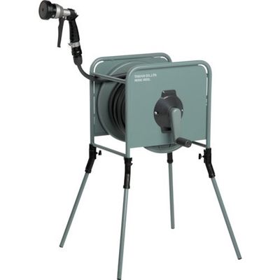 タカギ ホースリール 金属製ホースリール リフトメタル カバーなし 20m RF320GY 1台 365-1115（直送品）