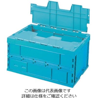 三菱ケミカル ヒシ Oー75L蓋付 B 青 O-75FL 1セット(500個) 106-0478（直送品）