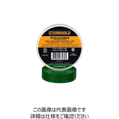 ストロングホールド StrongHoldビニールテープ 耐熱・耐寒・難燃 プロ仕様グレード 緑 幅19.1mm 長さ20m ST35ー075（直送品）