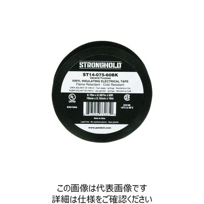 ストロングホールド StrongHoldビニールテープ 一般用途用 黒 幅19.1mm 長さ18m ST14ー075ー60BK 1巻（直送品）
