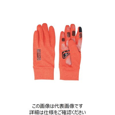 トワロン すべり止め手袋 EXTRAGUARD EGー011 RUNNING メランジレッド L EG-011-L 1双（直送品）