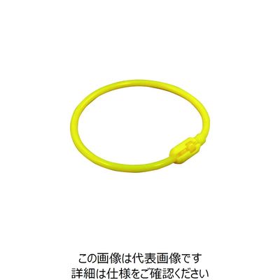 ニッサチェイン シリコンリング 黄 100mm 1PK=1個入り P-1765 1パック(1個) 224-0552（直送品）