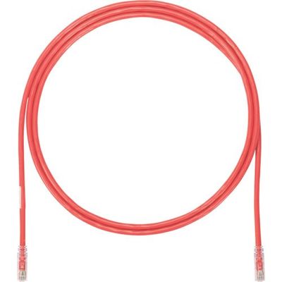 PANDUIT カテゴリ6A UTPパッチコード 24AWG単線 ケーブル径:φ6.4mm 6m 赤 UTP6AX6MRD（直送品）