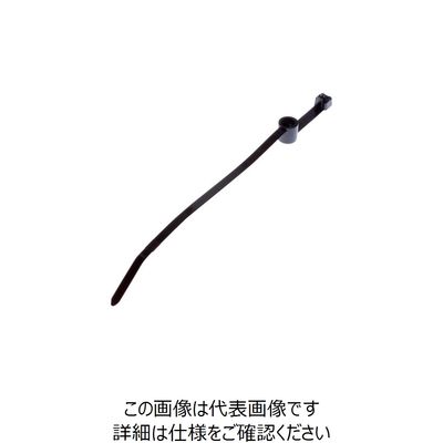 PANDUIT ラダースタイル スタッドマウントナイロン結束バンド 耐熱性黒 PRST40SC-D30（直送品）