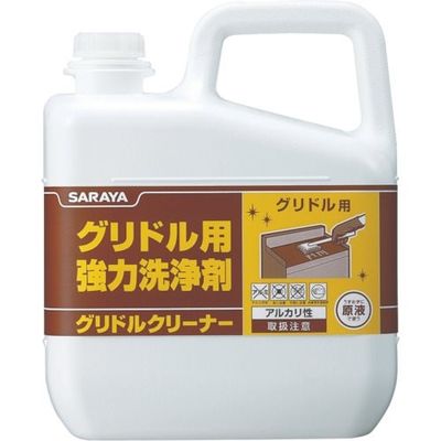 サラヤ グリドル用強力洗浄剤 グリドルクリーナー 6kg 51393 1セット(3本) 816-2876（直送品）