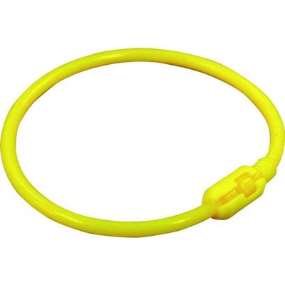 ニッサチェイン シリコンリング 黄 100mm 100個入り PKE-103-YE 1箱(100個) 224-2036（直送品）
