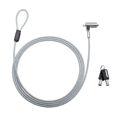 サンワサプライ nanoスロット対応セキュリティワイヤー・シリンダ錠(鍵No.1) SLE-38S-1 1個（直送品）