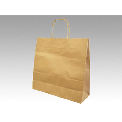 紙袋 紙手提袋 ラッピーバッグ No.3 未晒無地【weeco】 300枚(50×6) 00170467（直送品）